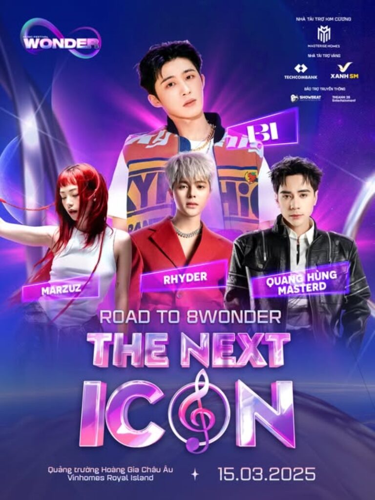B.I, Quang Hùng MasterD, Rhyder & Dàn sao khủng đổ bộ 8WONDER Vũ Yên 2025!